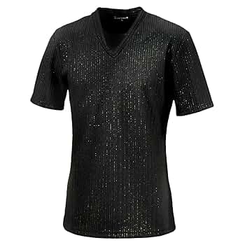 Vネックストライプショートシャツ novi-z_iata-68cs-fc-in057