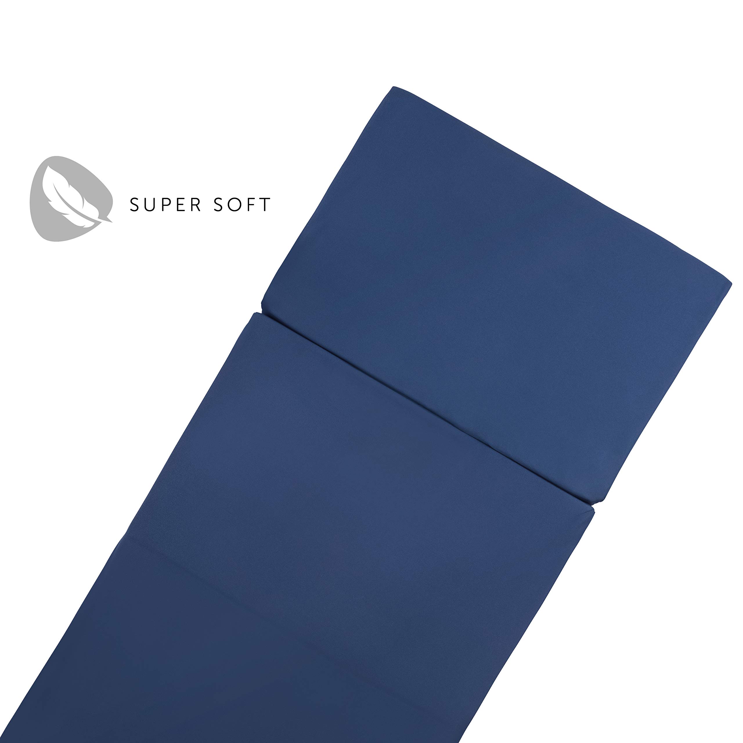 Hauck travel Bed Dream N Play Plus, incl travel Bed Mattress, Portable and Foldable, 120 x 60 cm, Blue & Sleeper Reisebett-/Schaumstoff Matratze, 60 x 120 cm, 6 cm hoch, Navy blau
