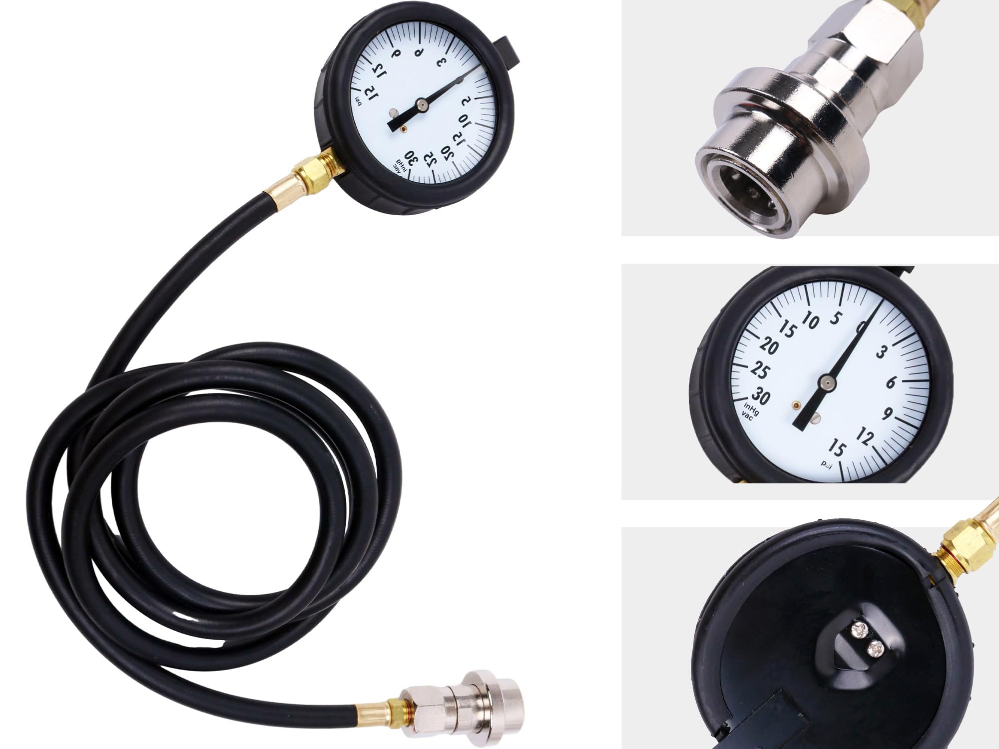 YUXSOUQ TU-32-6 6.6L Diesel Fuel Pressure System Test Kit Compatible with GM Duramax Diesel Engines, with 6-ft Hose and 3-1/2