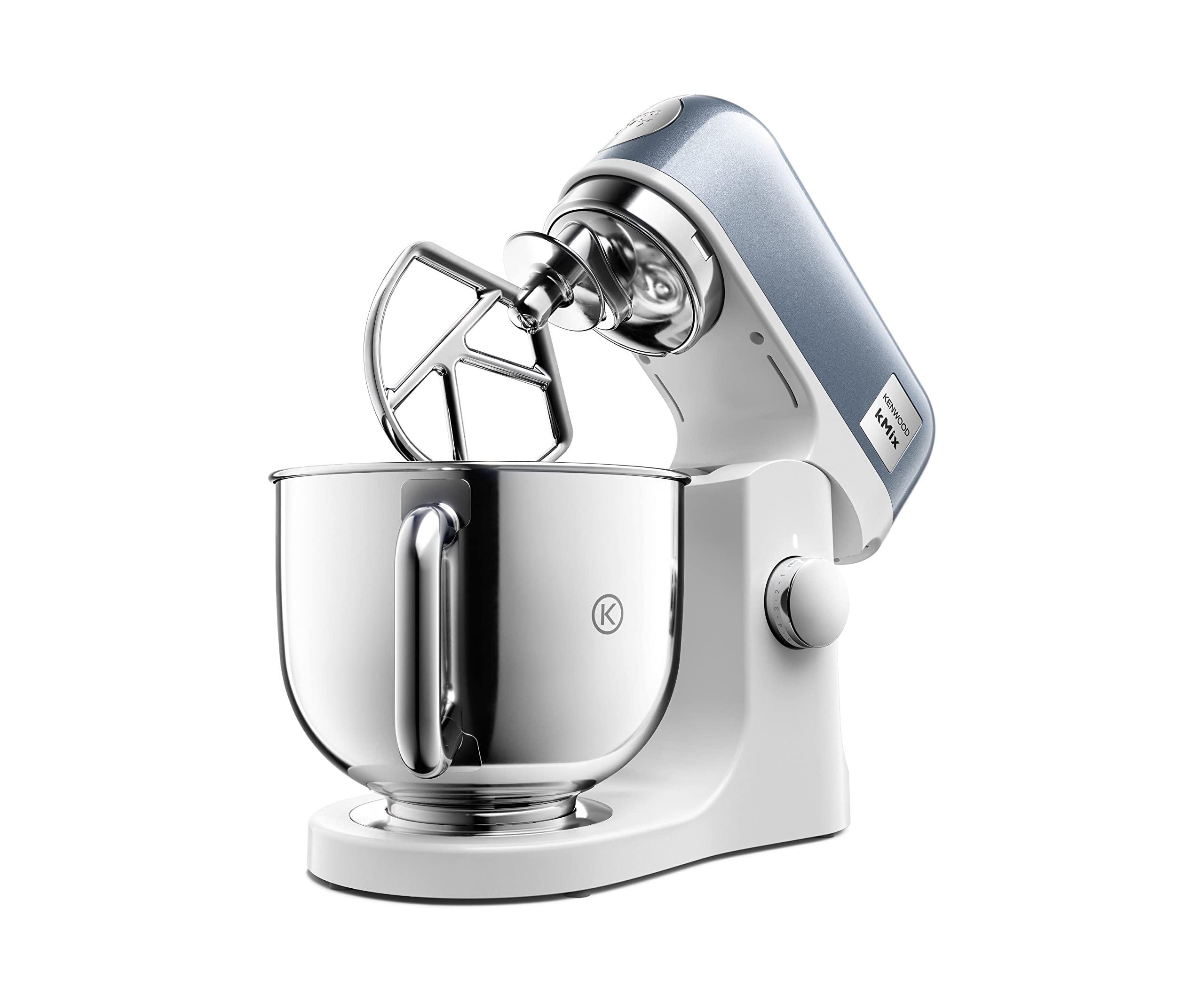 Kenwood kMix Editions KMX760BL robot kuchenny, miska ze stali nierdzewnej 5 l, system bezpieczeństwa bezpiecznego użytkowania, metalowa obudowa, 1000 W, w zestawie 3-częściowy zestaw cukierni i