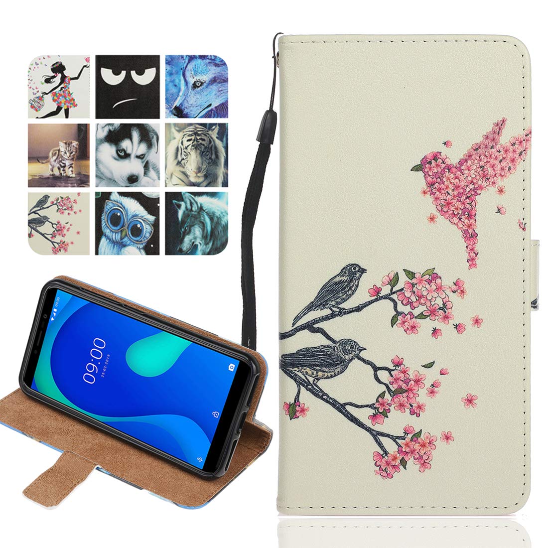 Custodia per Nokia 9 Pure View Cover Portafoglio PU Pelle Borsa con