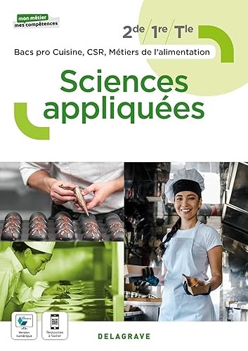 Mon métier, mes compétences - Sciences appliquées 2de, 1re, Tle Bac Pro Cuisine, CSR et Métiers de l'alimentation (2022) - Pochette élève
