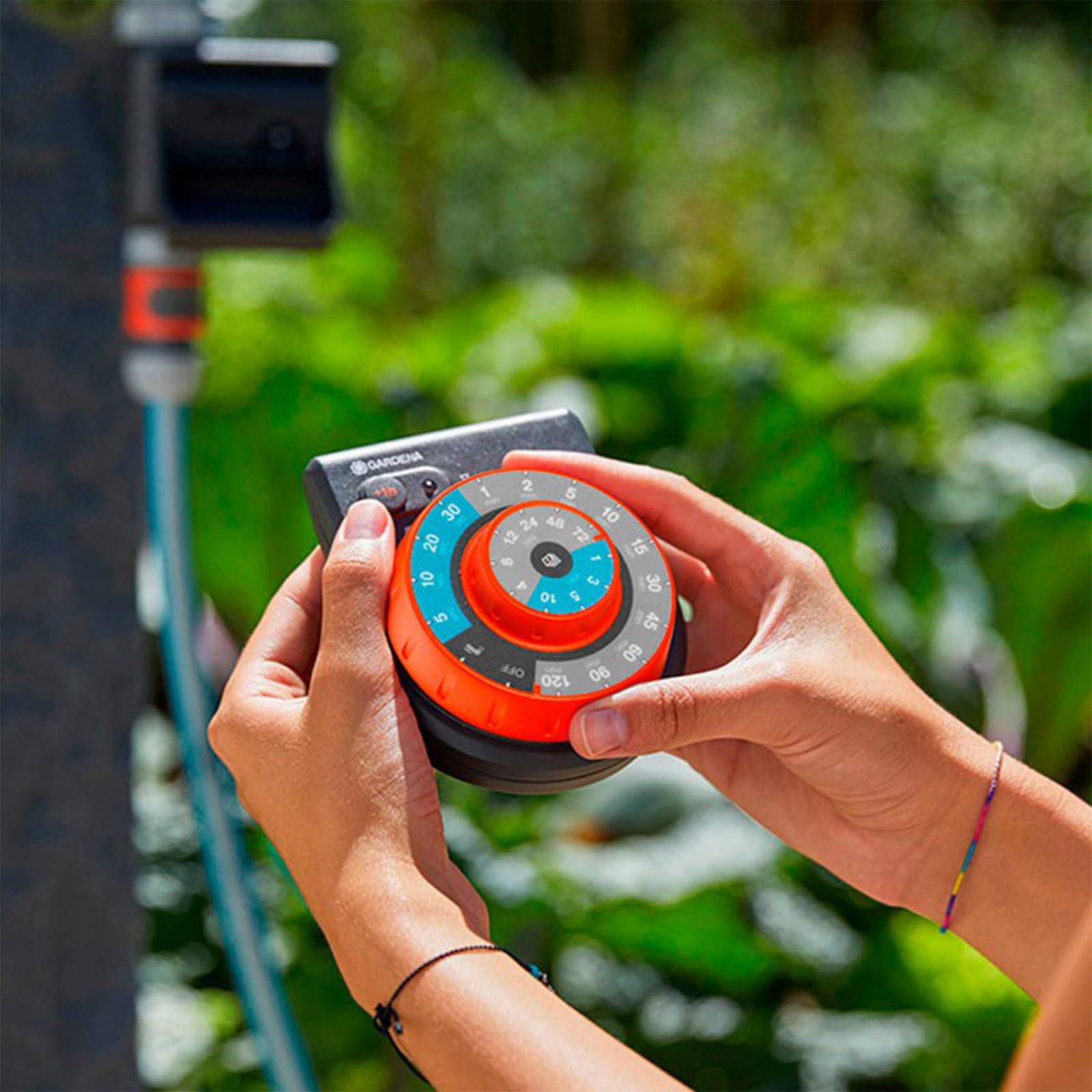 Gardena Easy Control Sterownik Systemów Nawadniania, Czarny/Pomarańczowy