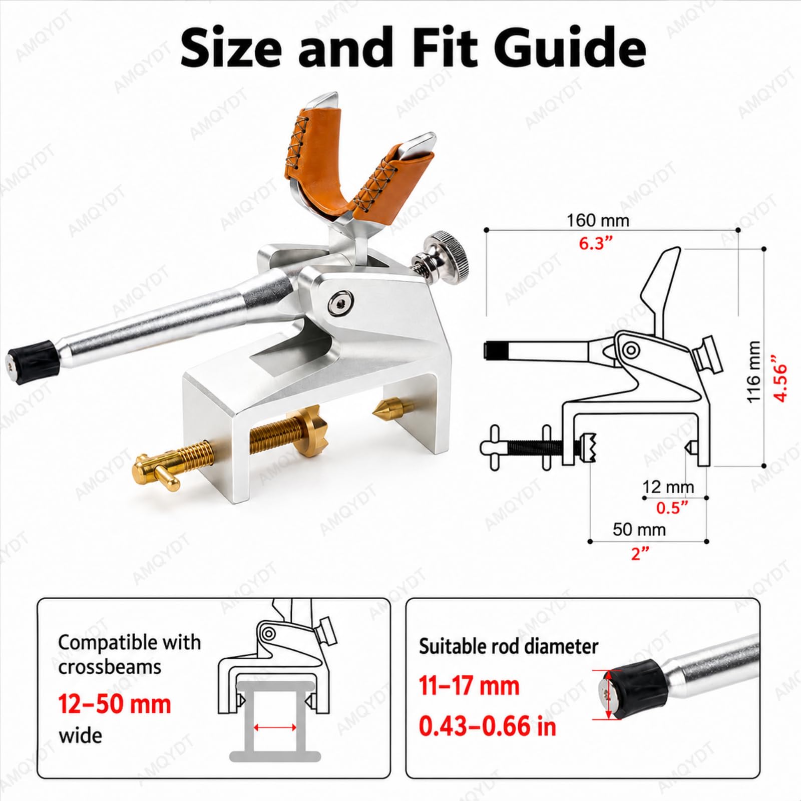 Soporte para Cañas De Pescar De Aleación De Aluminio con Abrazadera, Soporte Multiusos para Pesca En Puente con ángulo Ajustable A Mano para Pesca En Muelle