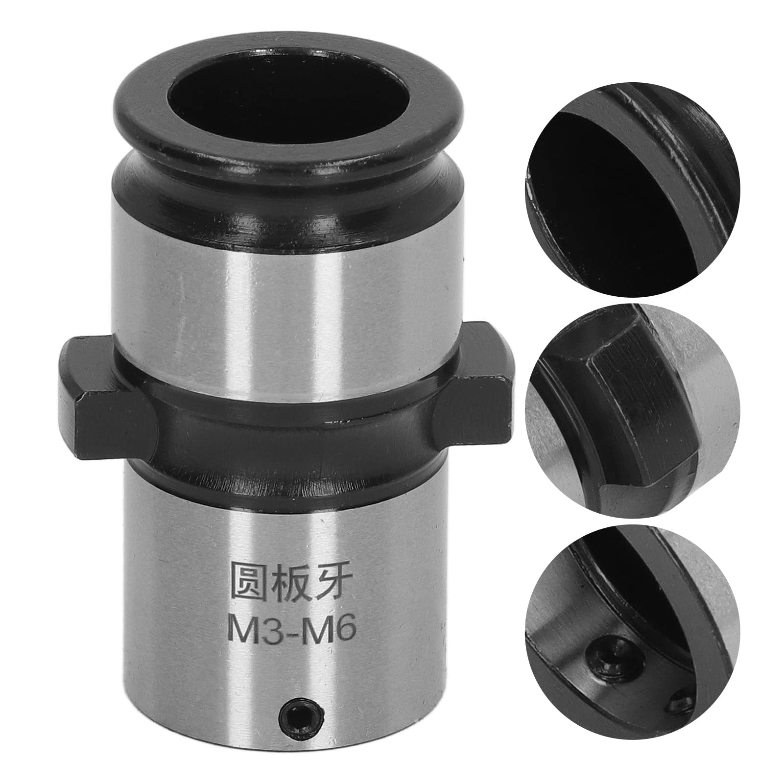 Mandril de matriz redonda de 30 mm de acero al carbono | Herramienta de roscado para torno