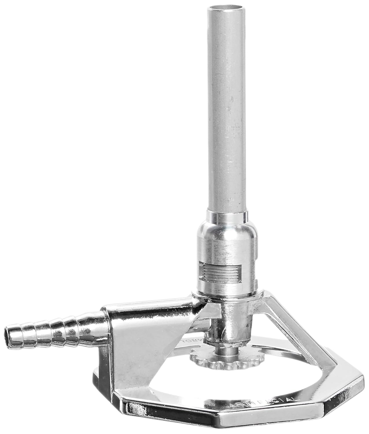 HUMBOLDT H-6210 General Purpose Tirrill Burner, Artificial Gas, 7/16" Mixing Tube OD, 18 CFH, 10,800 BTU Output, 5-1/4" Overall Height