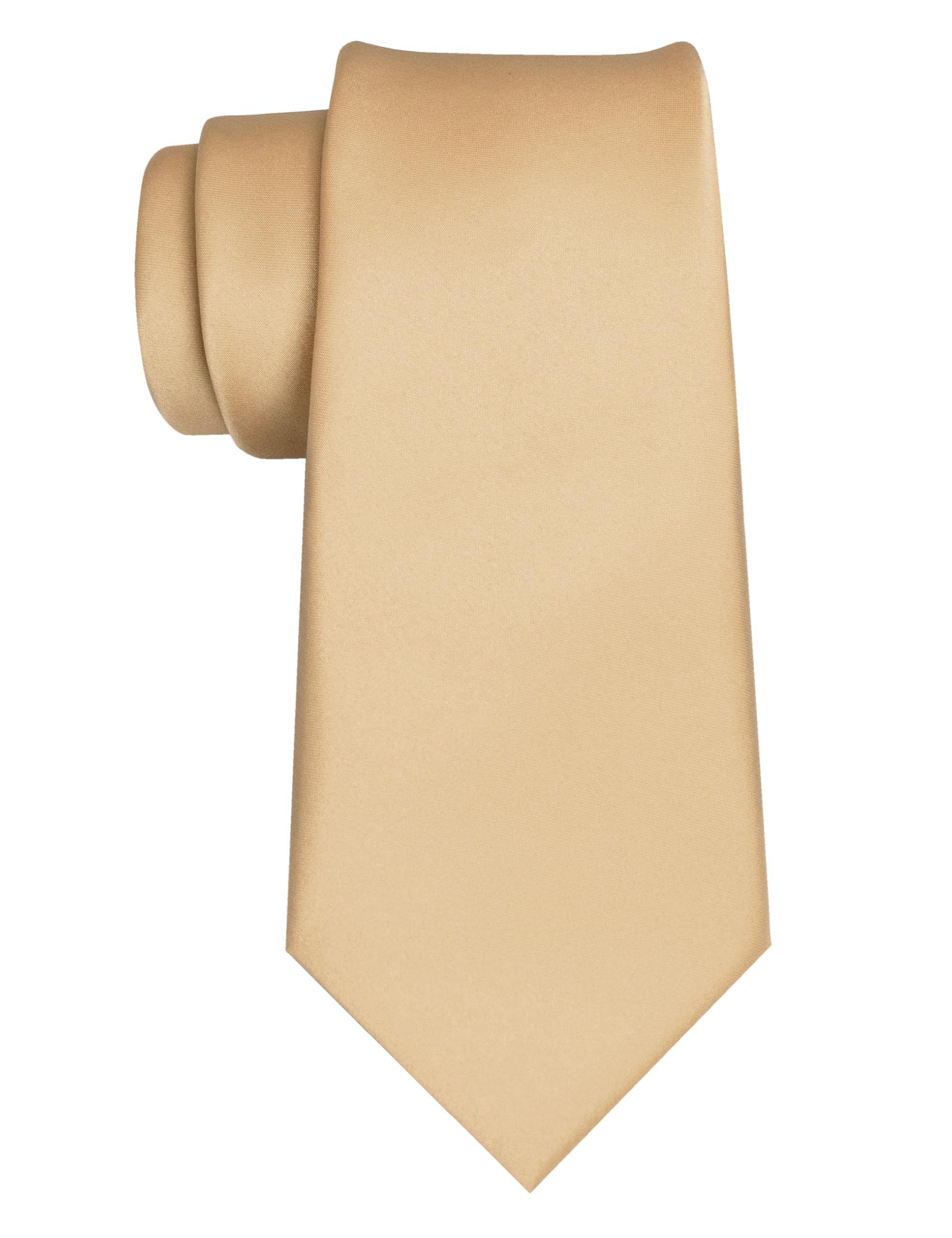 JEMYGINS Solid Color Tie Mens Necktie for Business and Wedding — view 4