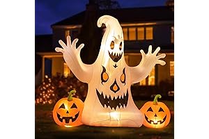 Giant Halloween Inflatable Ghost Pumpkin for Yard Decoration