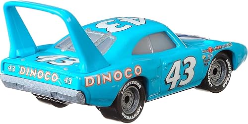 Miniatura 4 de Mattel Disney y Pixar Cars - Vehículos fundidos a presión a escala 1:55, autos de juguete coleccionables, El Rey