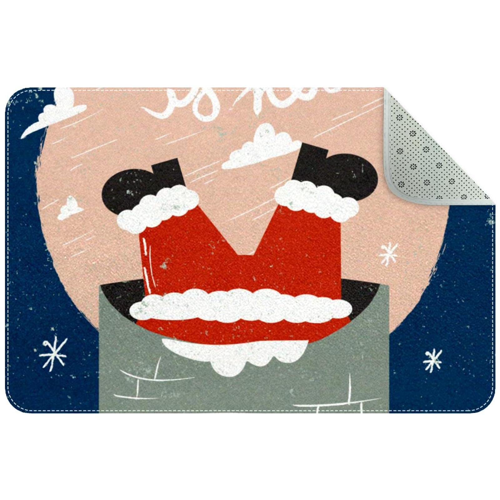 Paillasson Père Noël résistant et antidérapant pour sécuriser votre entrée