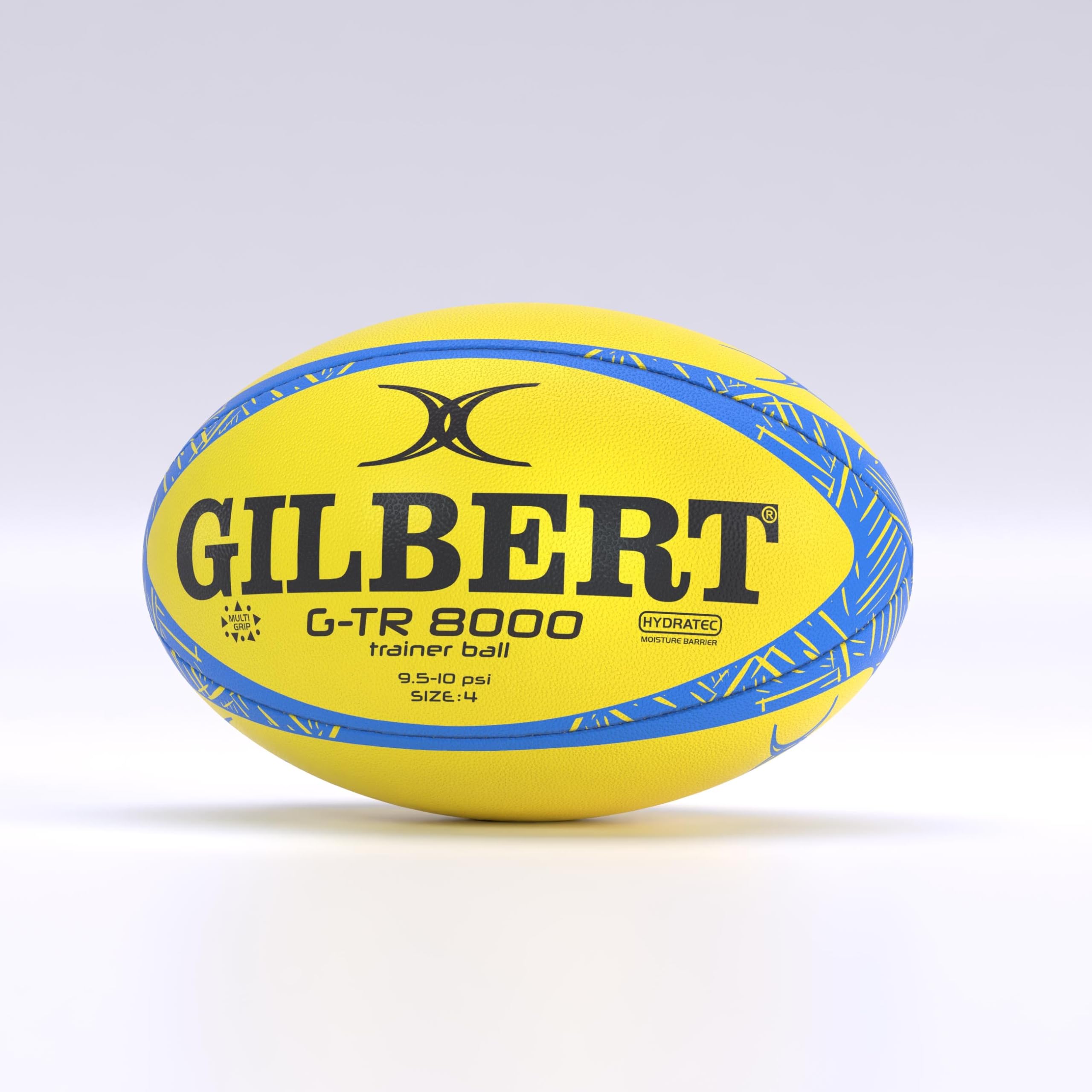 Gilbert G-TR8000 Training Rugby Ball, Flouro, Size 5