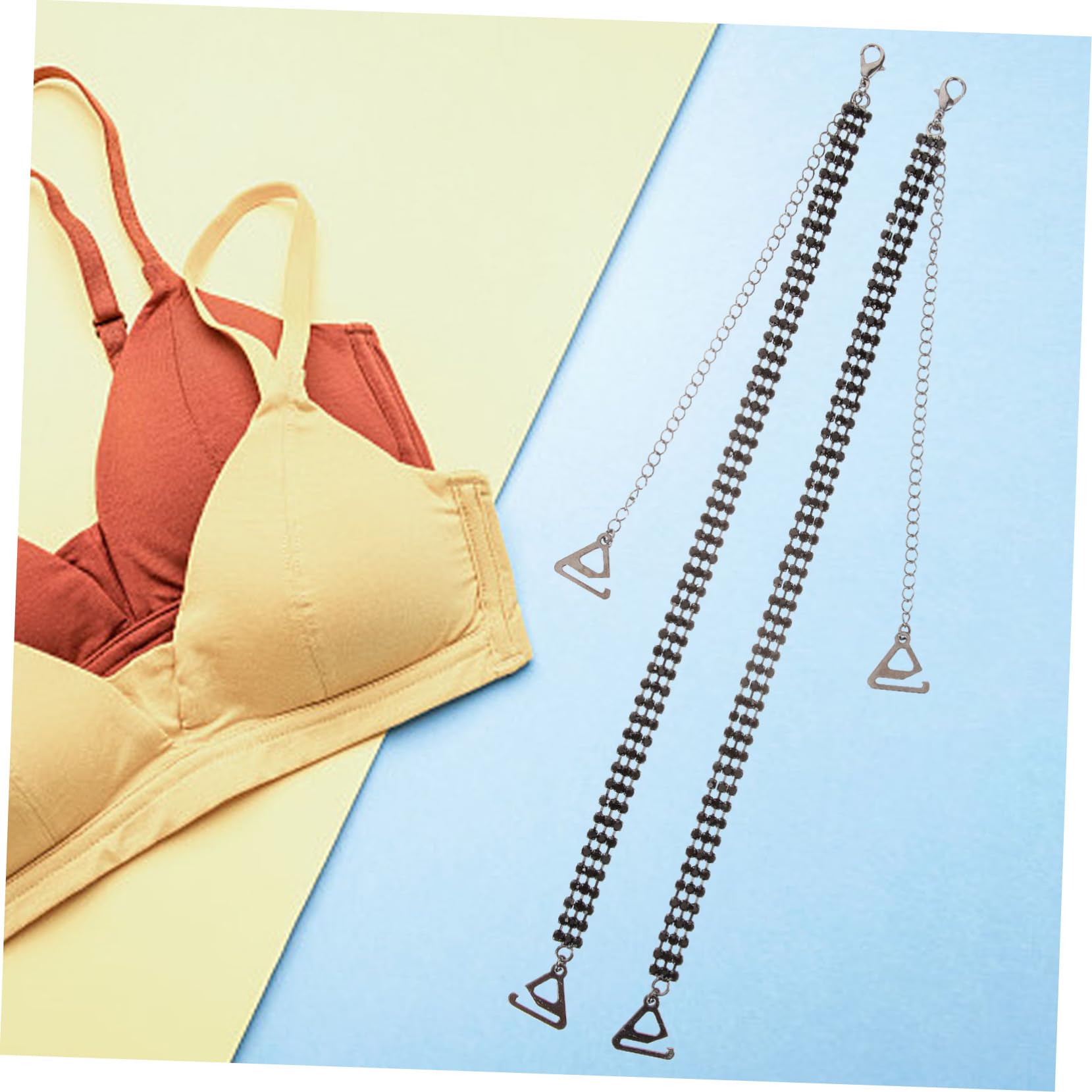 8pares De Hombro Rhinestones Para Sujetadores Straps Invisibles y Antideslizantes Para Bodas y Accesorios De Moda Para Mujeres