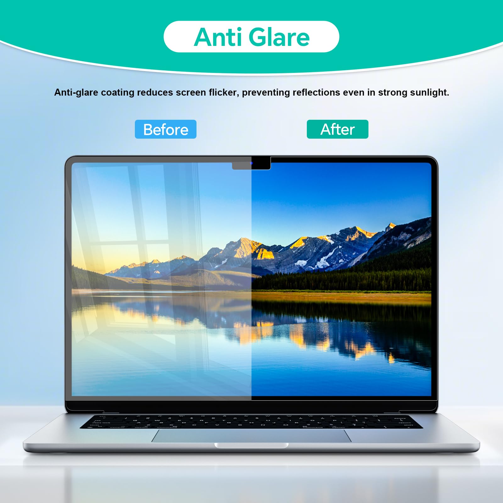 STARY Confezione da 2 pellicole proteggi schermo per MacBook Neo da 13 pollici (A18 Pro, 2026), anti abbagliamento della luce blu, opaca, antigraffio, anti-impronte, senza bolle, filtro trasparente HD