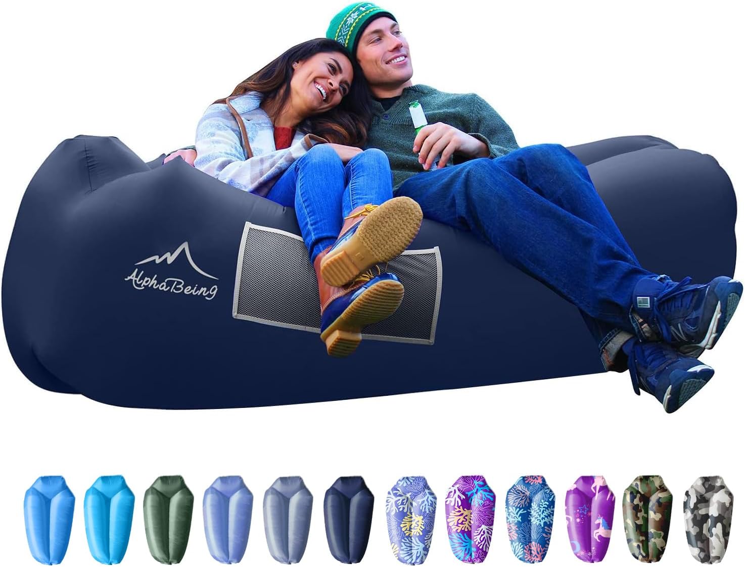 AlphaBeing Inflatable Lounger Beach Chair Accessories