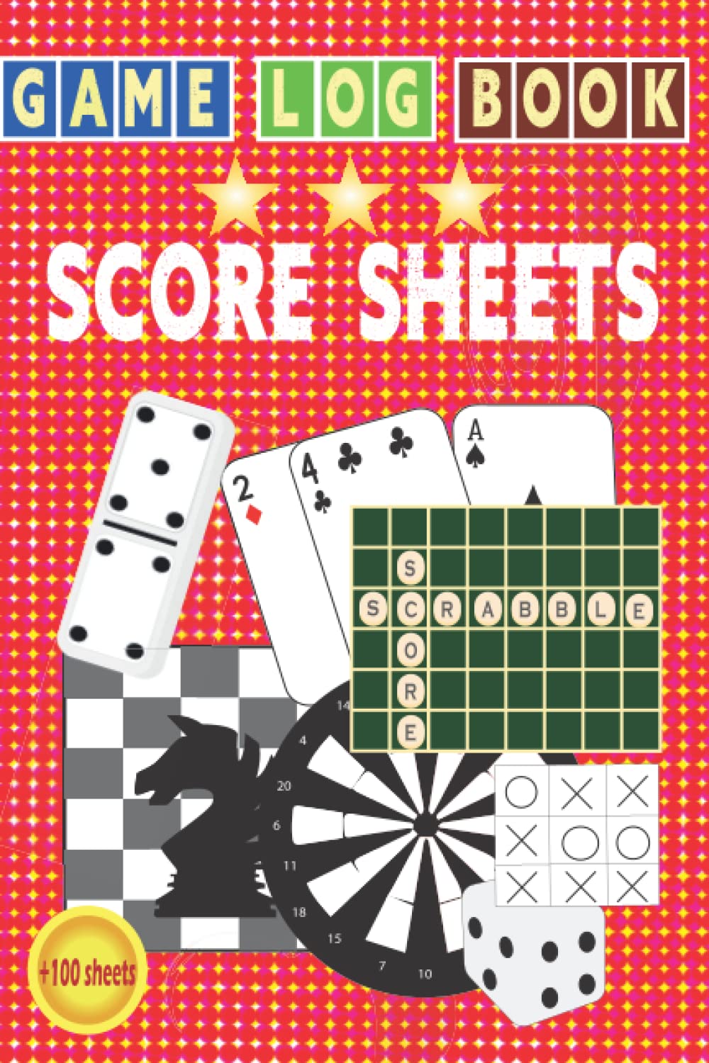 GAME LOG BOOK -SCORE SHEETS: SCORE SHEETS BOOK/SCORE KEEPER JOURNAL/GAME JOURNAL BOOK/6"x9"/100 PAGES.