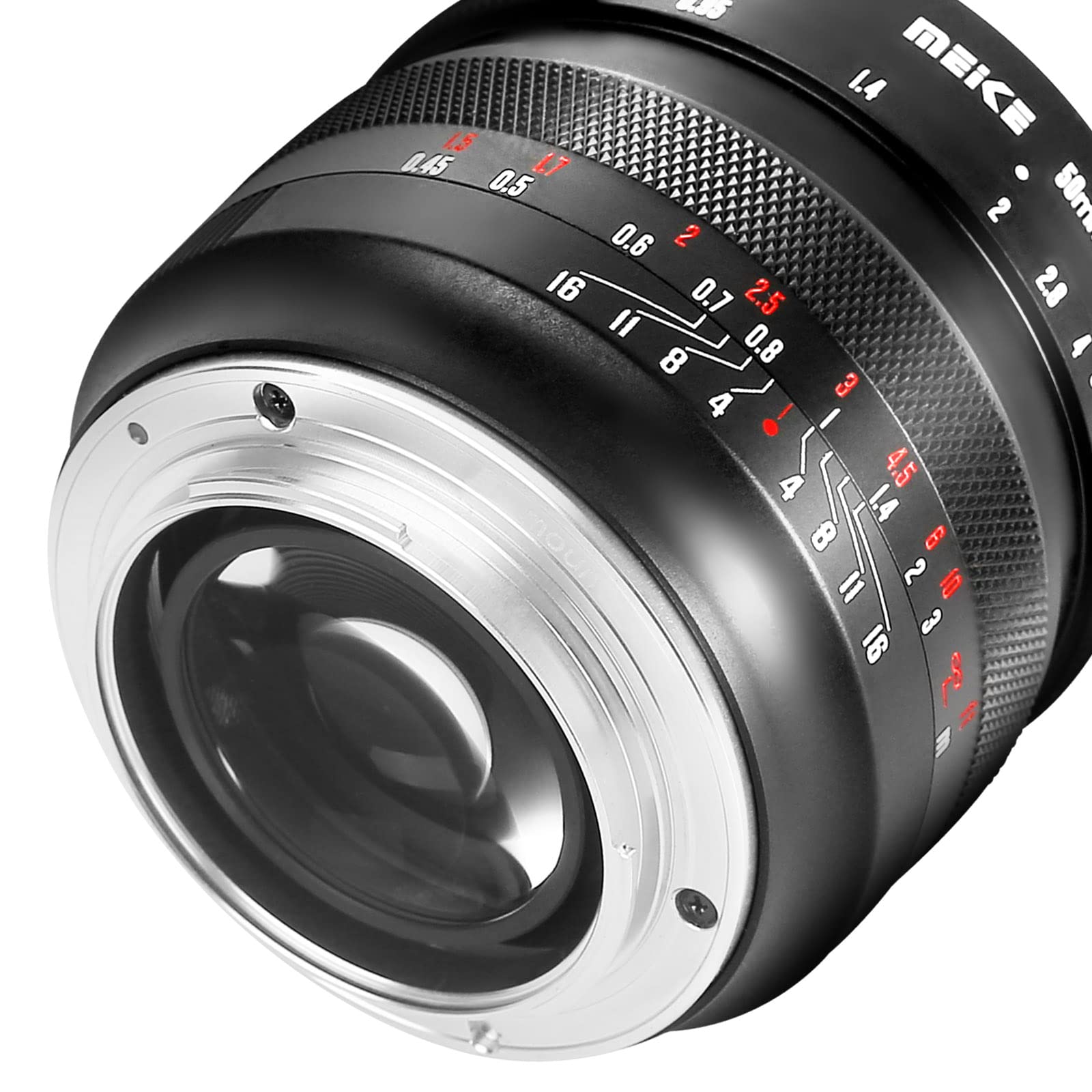 Meike 50 mm f0.95 grand diaphragme - Mise au point manuelle - Compatible avec les appareils photo Canon RF Mount EOS R RP RP R5 R6 R7 R10 R50 sous mode APS-C