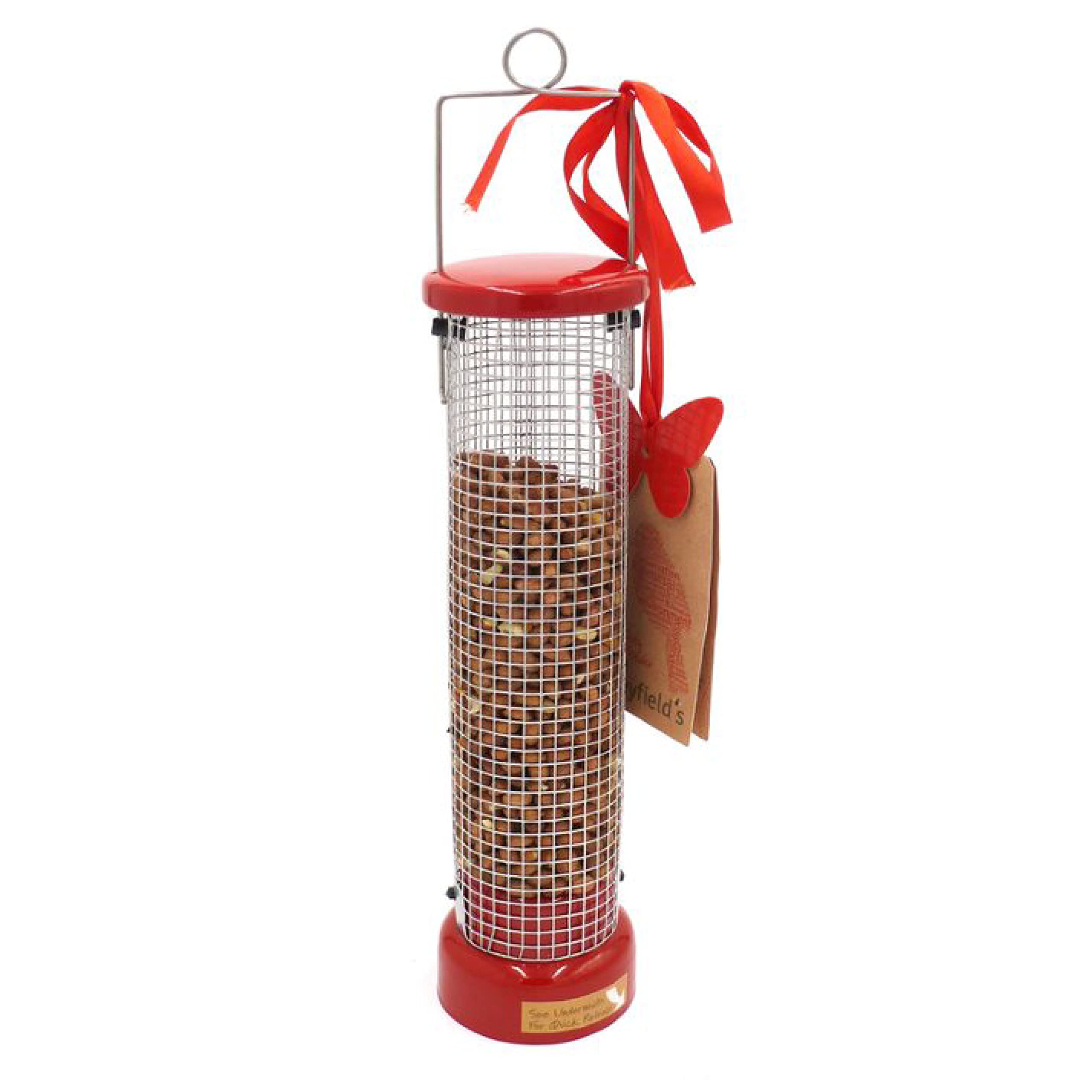Honeyfields 71484997 Hanging Wild Bird Seed Feeder, Urban Garden Design in Black & Metal , 20.0 cm*11.2 cm*11.2 cm — view 14