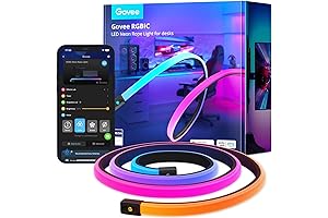 Govee RGBIC Gaming Lights: Illuminate Your Gaming Desk with Neon Splendor
