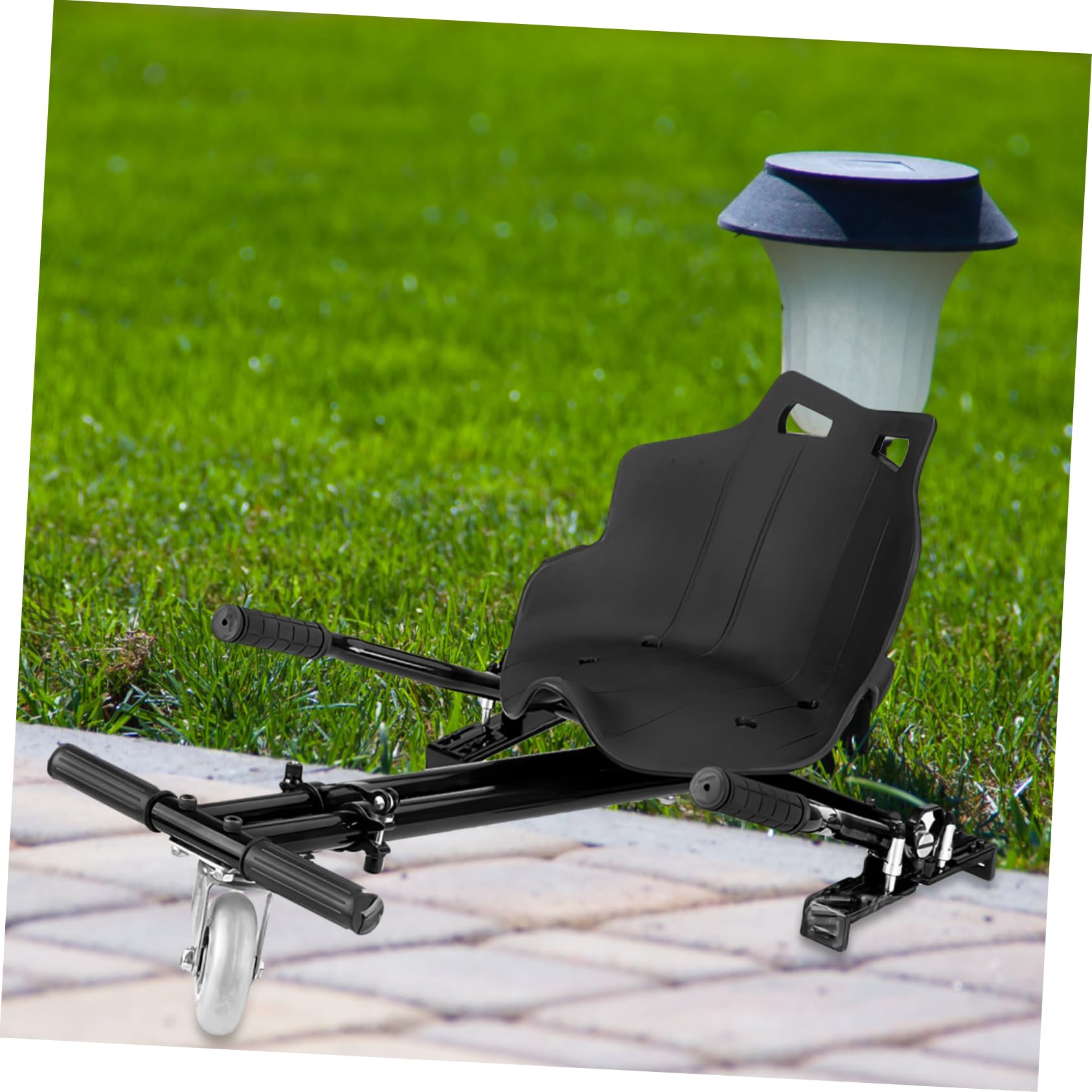 Siège de Remplacement Noir en PP Compact et Facile à Installer pour Kart et Scooter Électrique, Accessoire Élégant pour Karting et Drift Trike