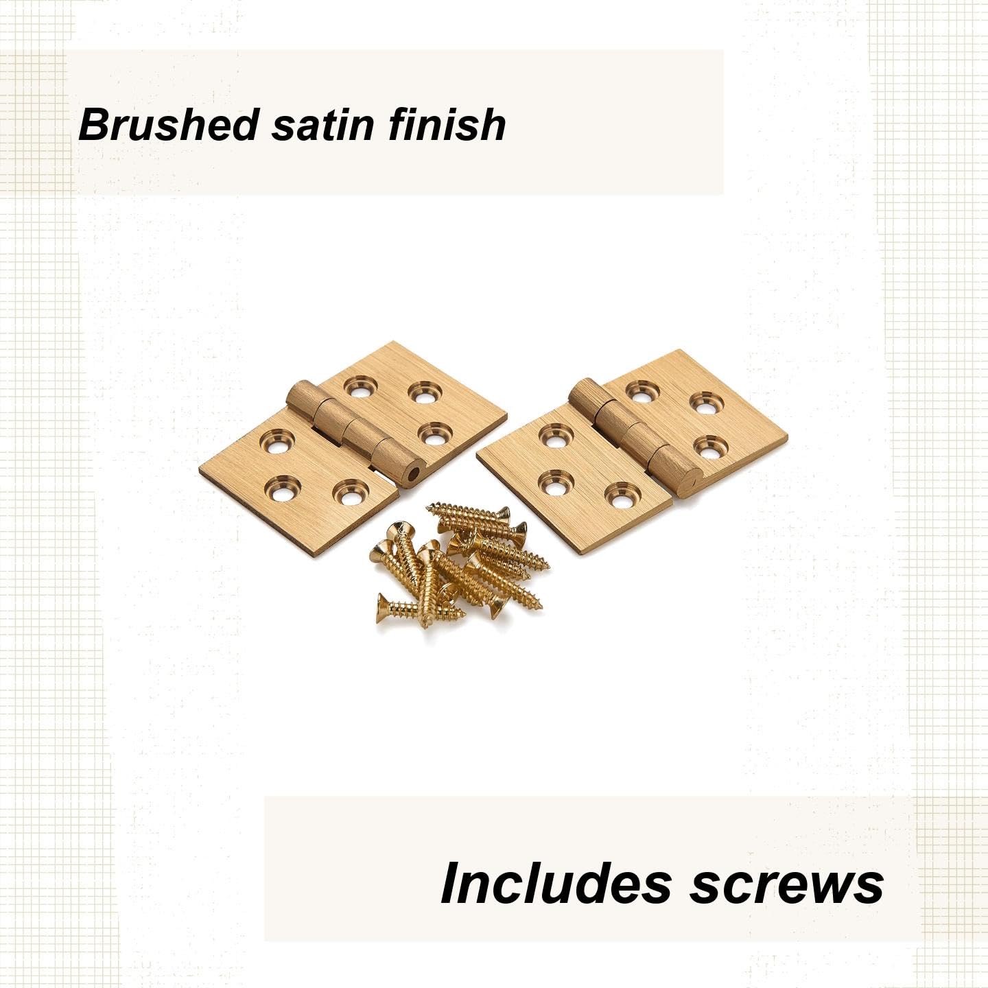 Highpoint Solid Brass Broad Cabinet Hinge 1-1/4