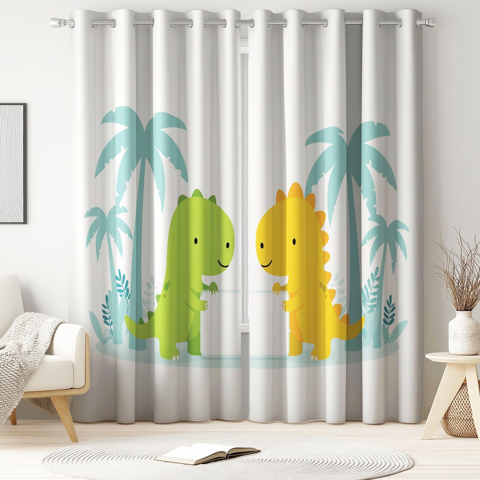 Izolowane termicznie Zasłony zaciemniające Cute Cartoon 140 x 175 cm