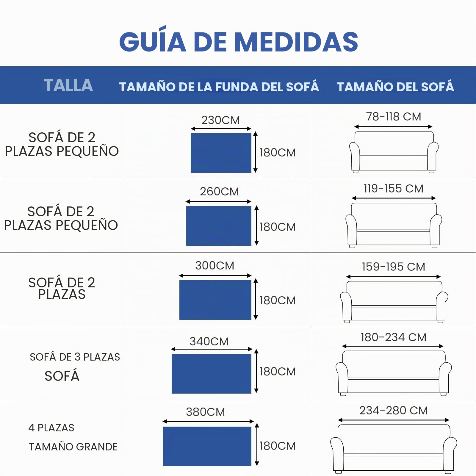 Ystyle Funda Sofa 2 Plazas, 180x300 CM, Manta Cubre Sofa, Gris Claro | De Chenilla Antideslizante y Antimanchas, Protector de Sofa para Perros y Gatos para Salón, Sofa Cover Four Seasons Universal