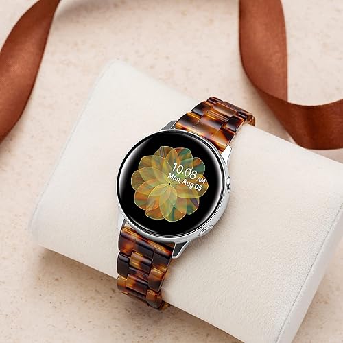 Miniatura 5 de SaNgaiMEi Correa de resina de 0.787 pulgadas compatible con Samsung Galaxy Watch 6Galaxy Watch 5Galaxy Watch 4 de 1.575 pulgadas, 1.732