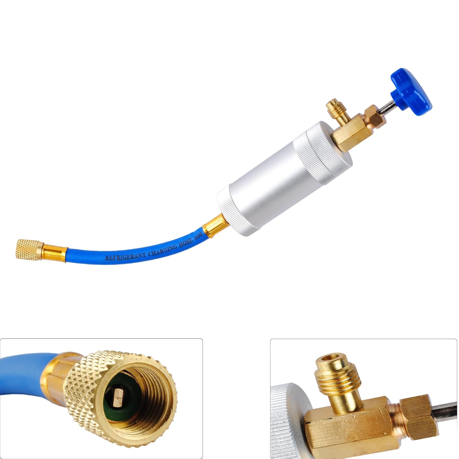 Ketofa R134A A/C Dye Injector Kit 2oz AC Air Conditioning Oil Dye