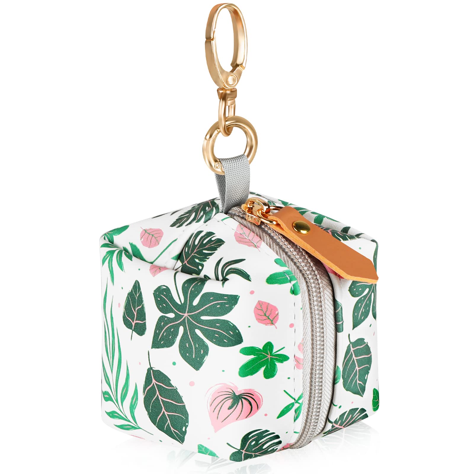 Baby Pacifier Case with Clip, Baby Pacifier Holder Pouch Box for Diaper Bag, Holds 2 Pacifiers for Travel Outdoor Activities, Small Baby Utensils,