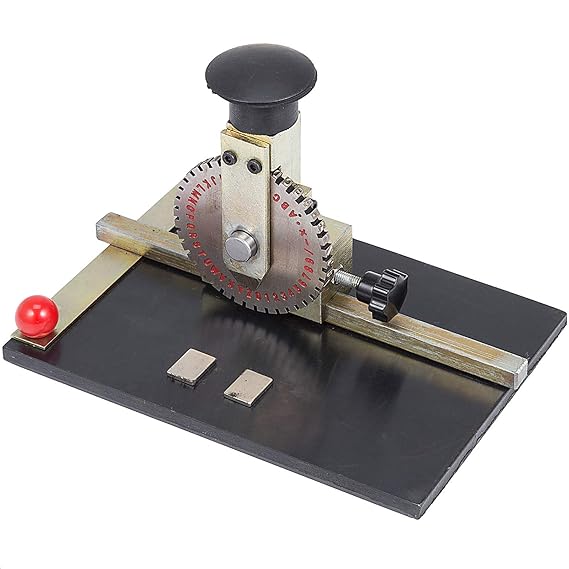 VEVOR Sheet Embosser Manual Deboss Metal Embosser Machine Dog Tag Specific Model Date Serial