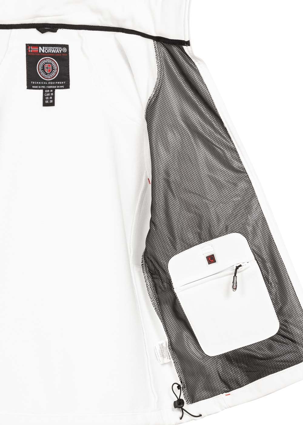 Geographical Norway Techno Men - Giacca Cappuccio Softshell Impermeabile Uomo - Giacca Vento Tattica Da Esterno - Escursionismo Sci Autunno Inverno Primavera