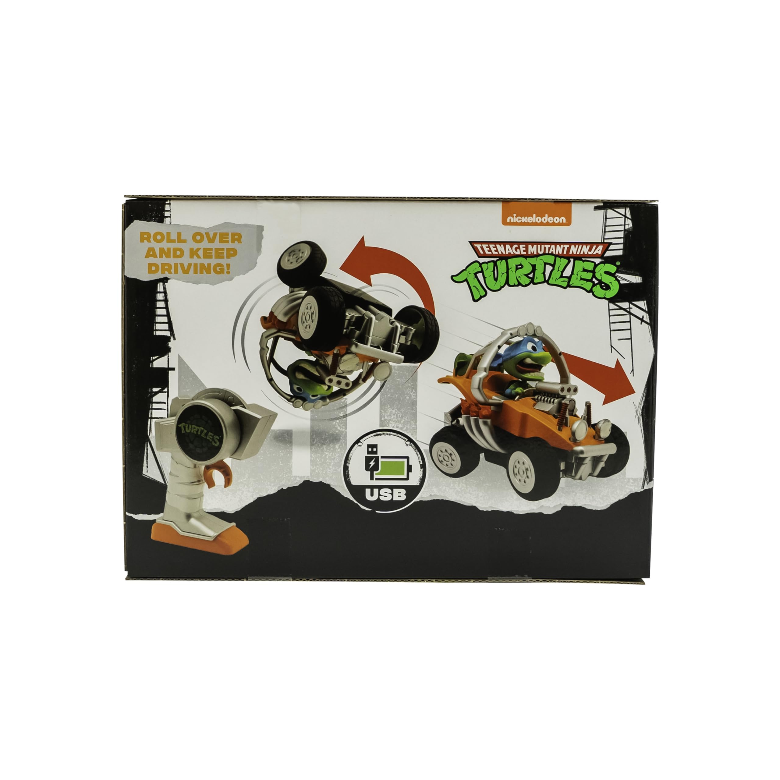 Teenage Mutant Ninja Turtles TMNT Leo's Roll Over RC Classic TMNT Action Toys & Gifts for Children 3+, Green, 27.2 centimeters - Image 4
