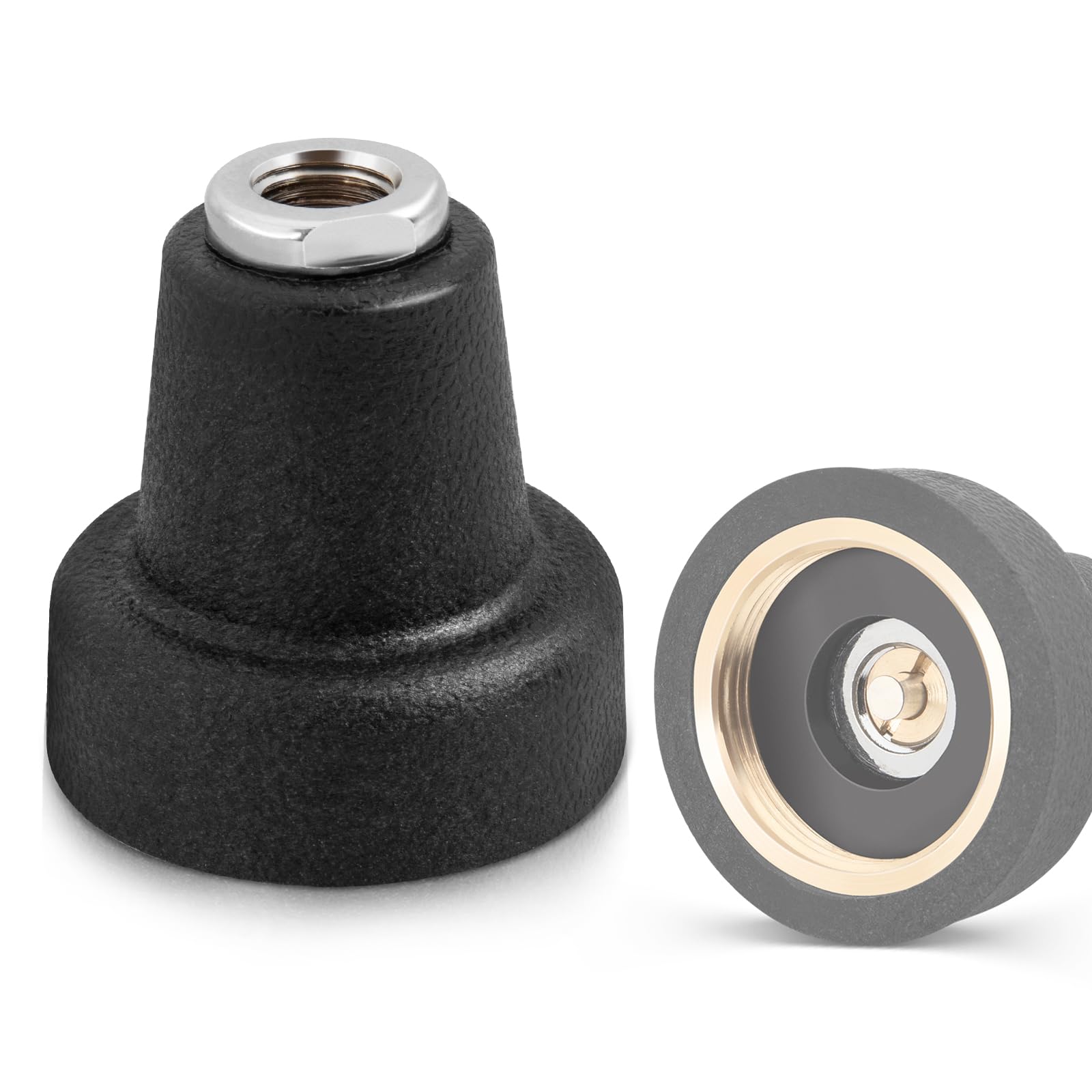 Anina NMO to 3/8 X 24 Thread Adapter Antenna Mount for CB Ham Two Way Amateur Radio Antenna Brass Center Contact Low Loss Connector