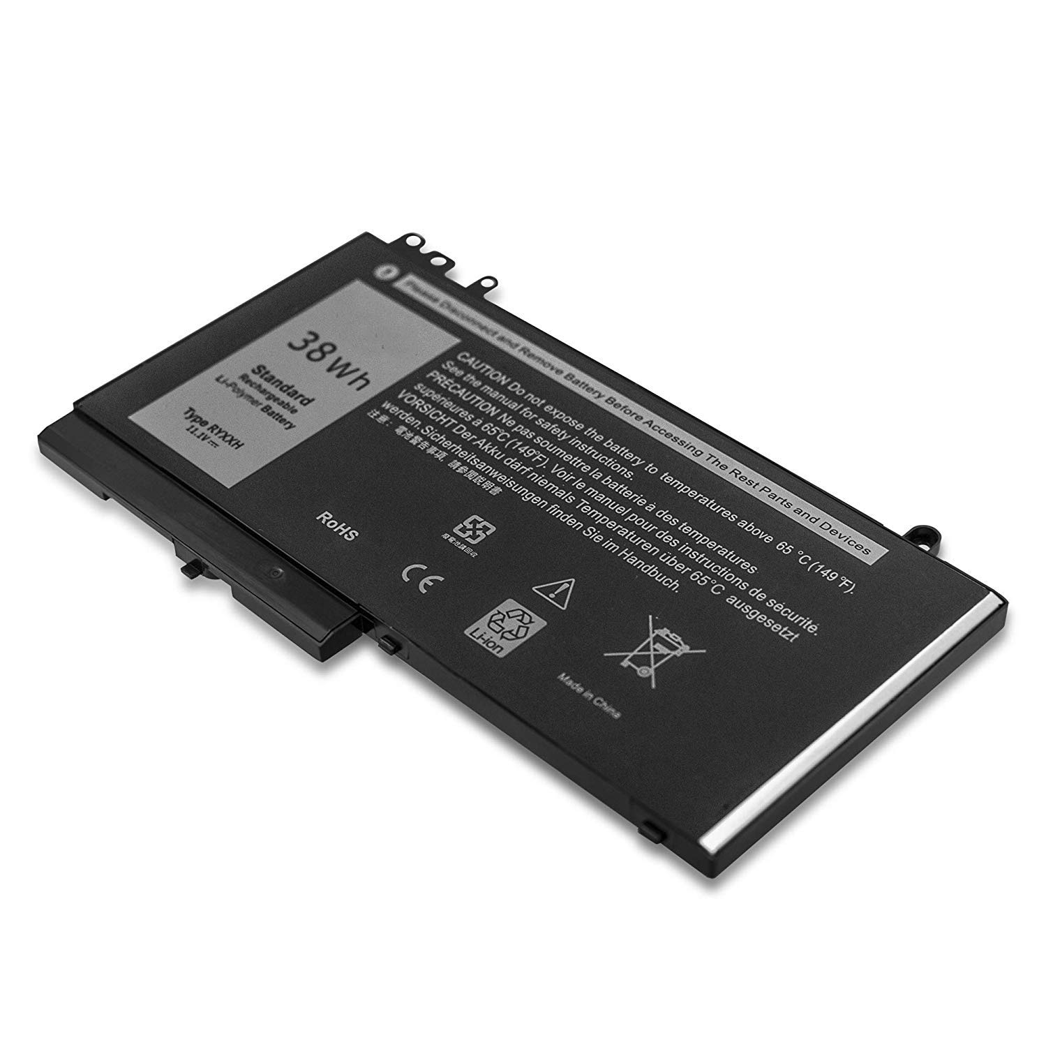 38Wh RYXXH Laptop Batterie pour Dell Latitude E5450 E5550 E5250 E5270 Latitude 11 3150 3160 VVXTW YD8XC R5MD0 5TFCY 9P4D2 VY9ND 451-BBLJ 11.1V 3-Cell