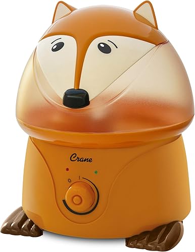 Crane Adorables Humidificadores ultrasónicos para dormitorio y guardería, humidificador de aire de niebla fría de 1 galón para habitación grande o