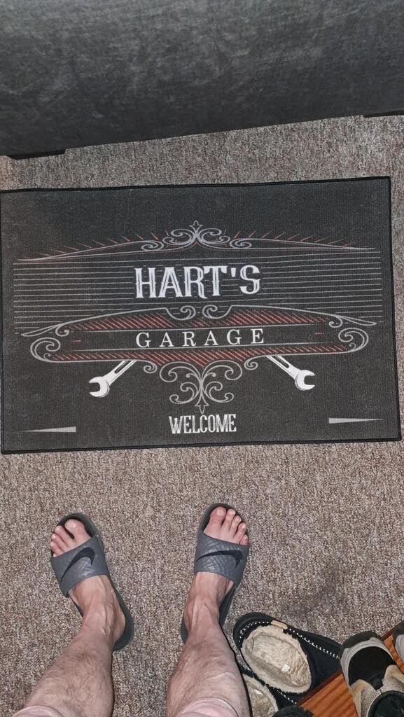 VictoryStore Auto Shop Gifts - Custom Auto Store Door Mat - 24 Inches by 36 Inches Auto Shop Doormat (Garage)