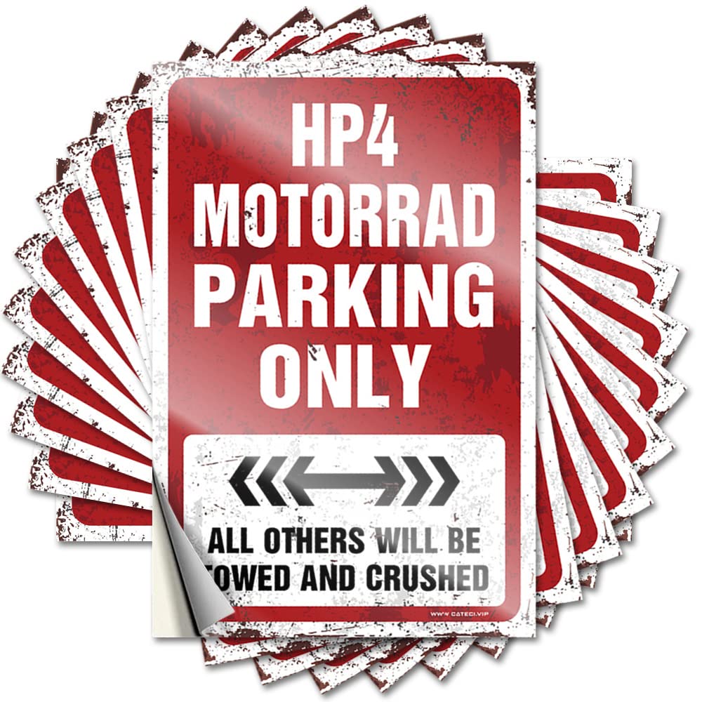 Fzfn Colour Decals Personalized Custom Stickers, Cover Waterproof Hp4 Motorrad Parking Only For Hydro Flask | Crazy Vinyl Decals For Fall Holiday Gift(6X9cm)