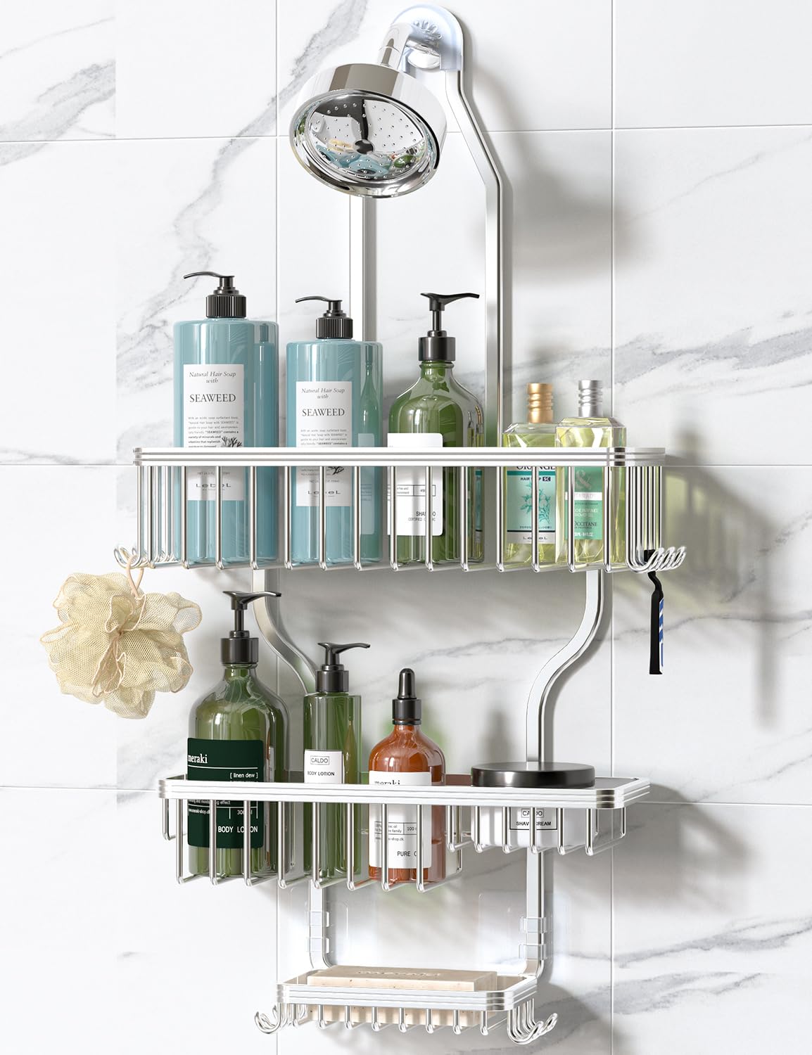 Never Rust Shower Caddy Hanging