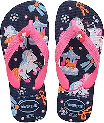 Chinelo Infantil Menina Kids Fantasy Estampa E Aplique De Unicórnio