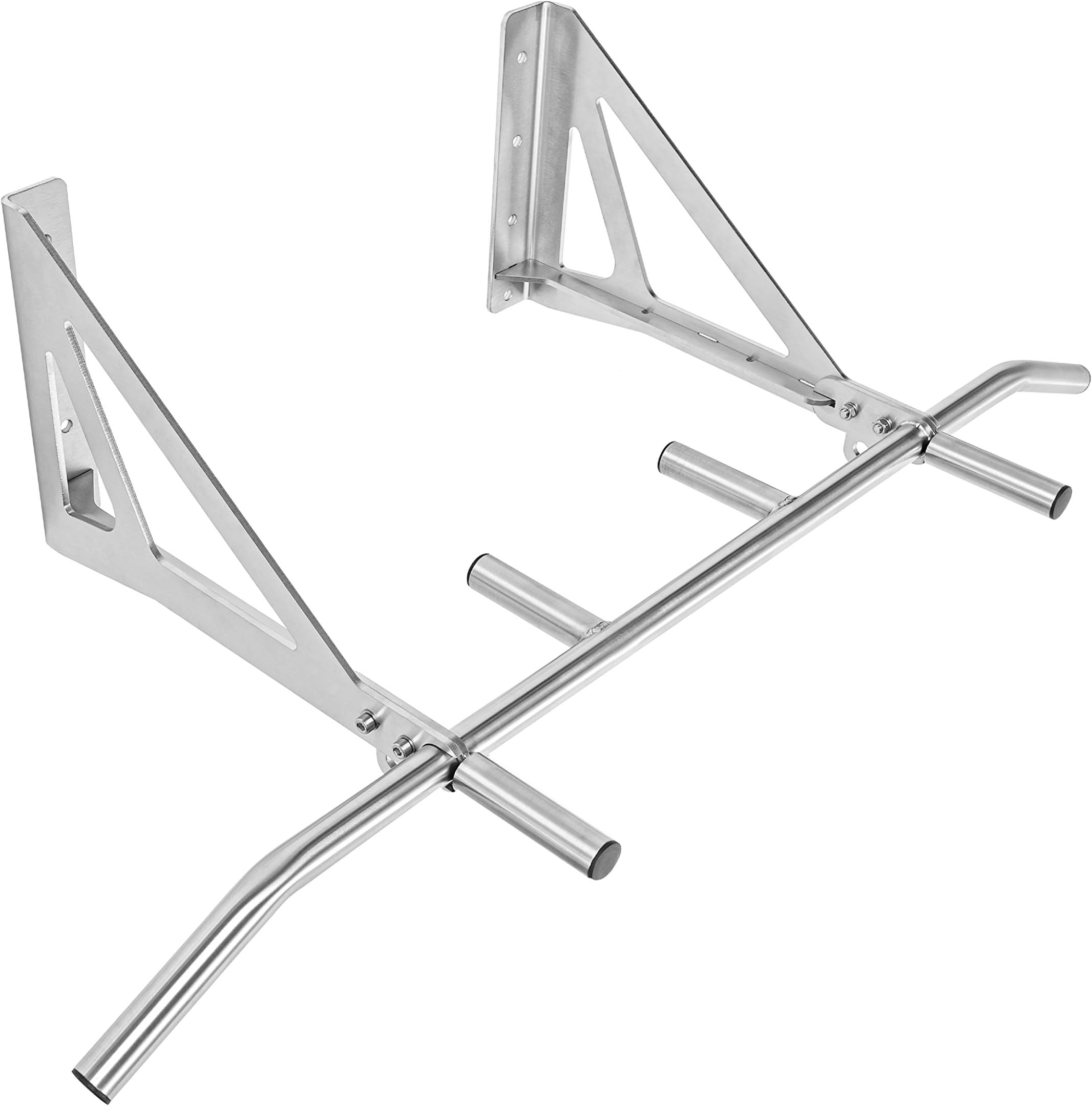 Hold Strong Fitness Pull-Up Bars - Installed Above the Door Frame and Approved for Use in Gyms - Stainless Steel / Outdoor