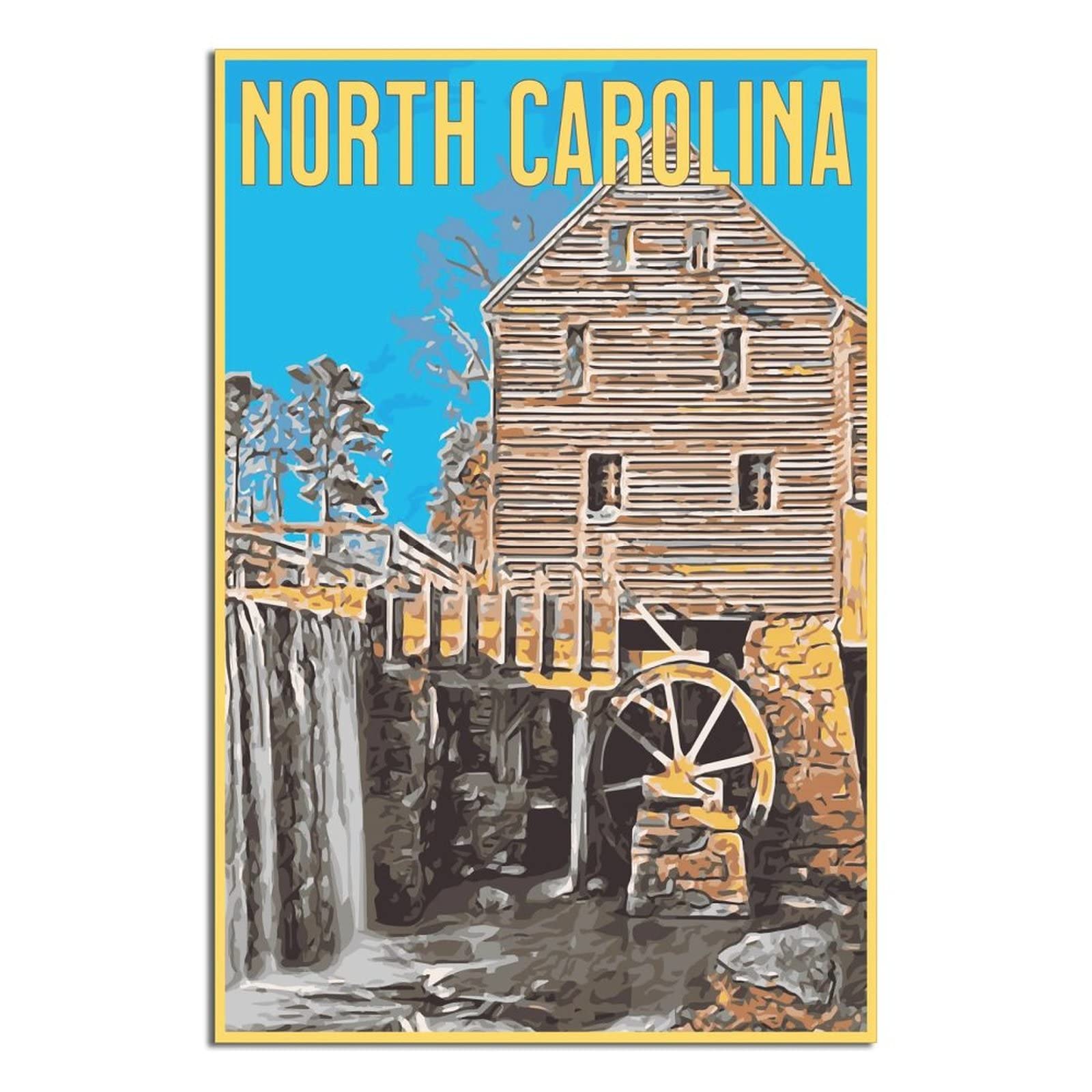 Jigsaw Puzzle 2000 Piece，North Carolina Yates Mill Puzzles 2000 pieces puzzles for adult children classic family puzzle indoor 100x70cm