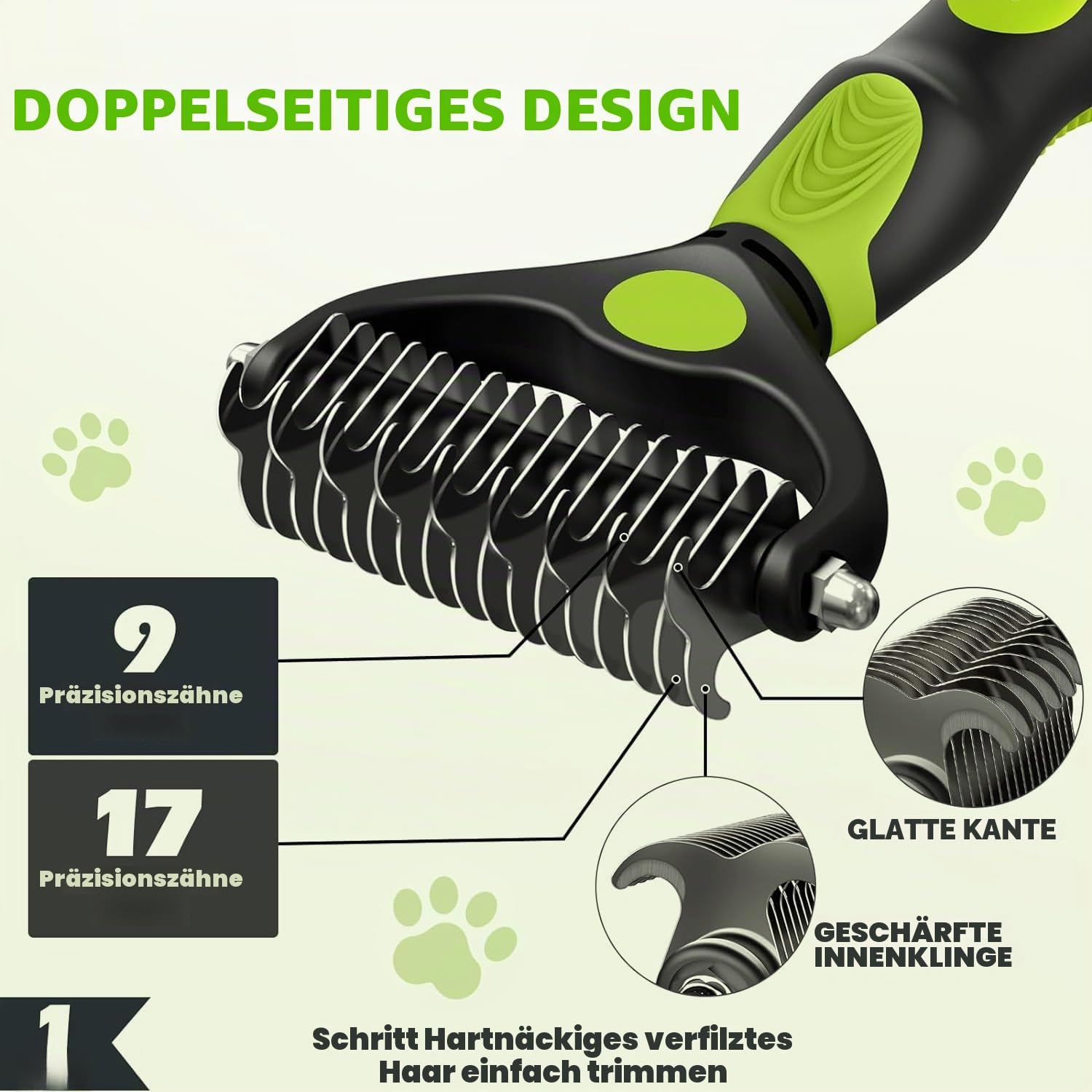 Hundebürste Katzenbürste, Professionelle Haustier Bürsten Selbstreinigende Hundebürste Langhaar Kurzhaar Hundepflege Massage Fellpflege Bürste für Katzen Hunde (3 Stück)