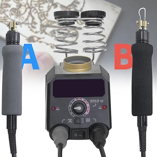 Miniatura 5 de Wood Burning Kit, 38Pcs Wood Burning Tool with 2 Wood Burning Pens, 250-750482-1382 Pyrography Wood Burning Kit with 20 Wood Burning Tips, Wood