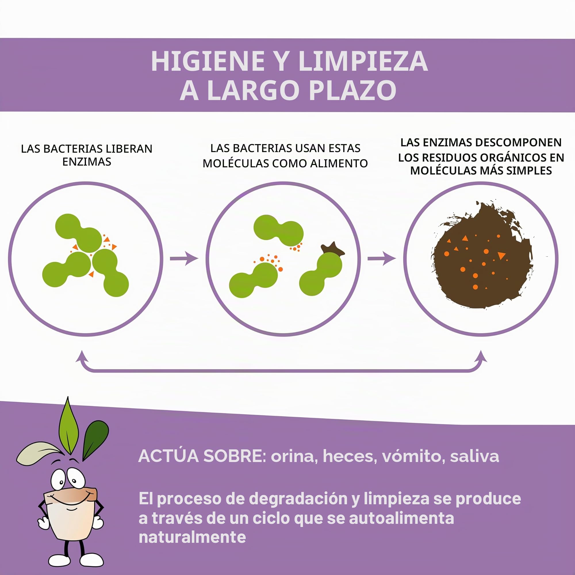 PureAir, Spray 750 ml - Elimina los olores, la orina de los colchones y las manchas de sudor en la ropa, tejidos, zapatos y equipos deportivos - Activador orgánico
