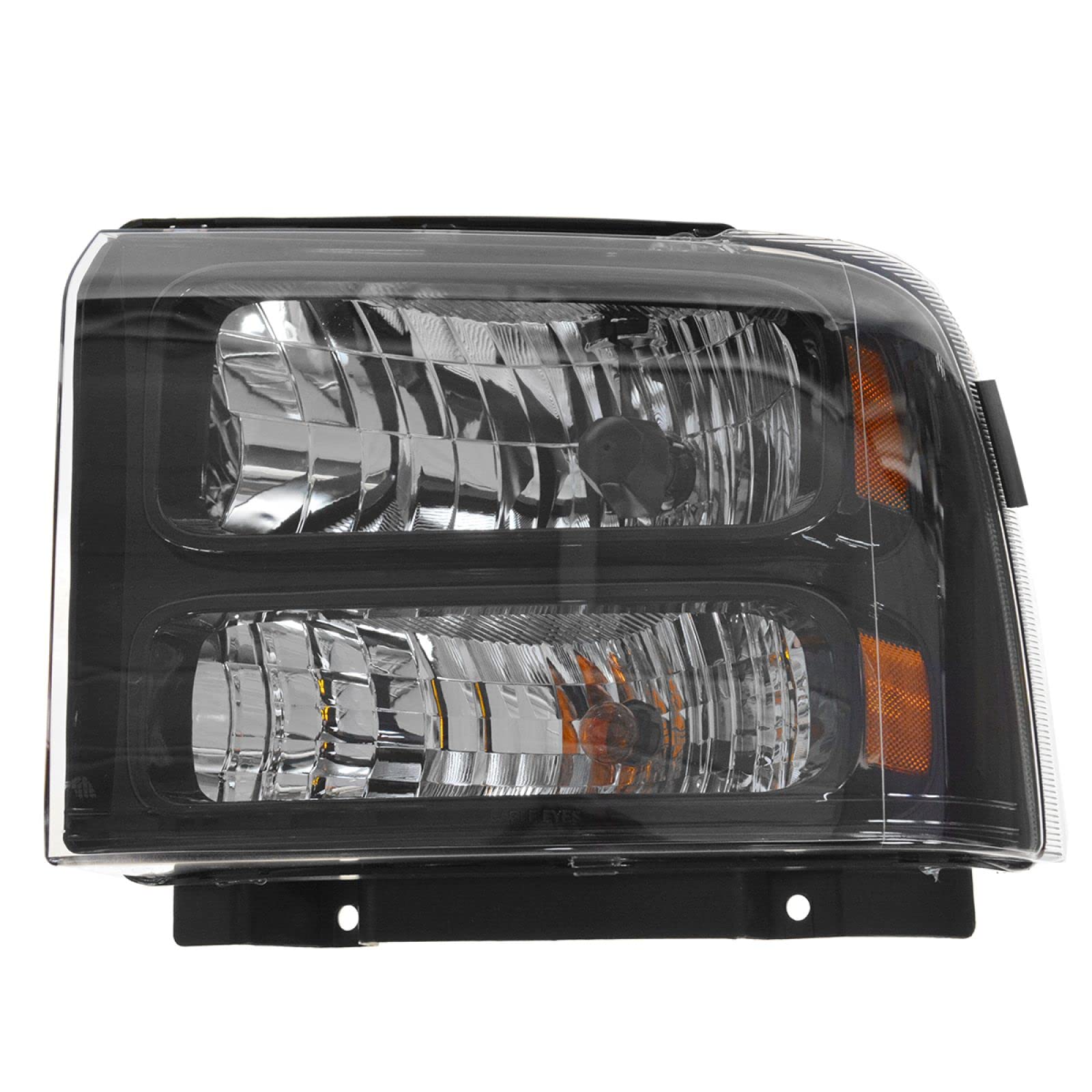 TRQ Driver Side Headlight Assembly Compatible with 2005-2007 Ford F250 Super Duty F350 Super Duty Harley Davidson FO2502224