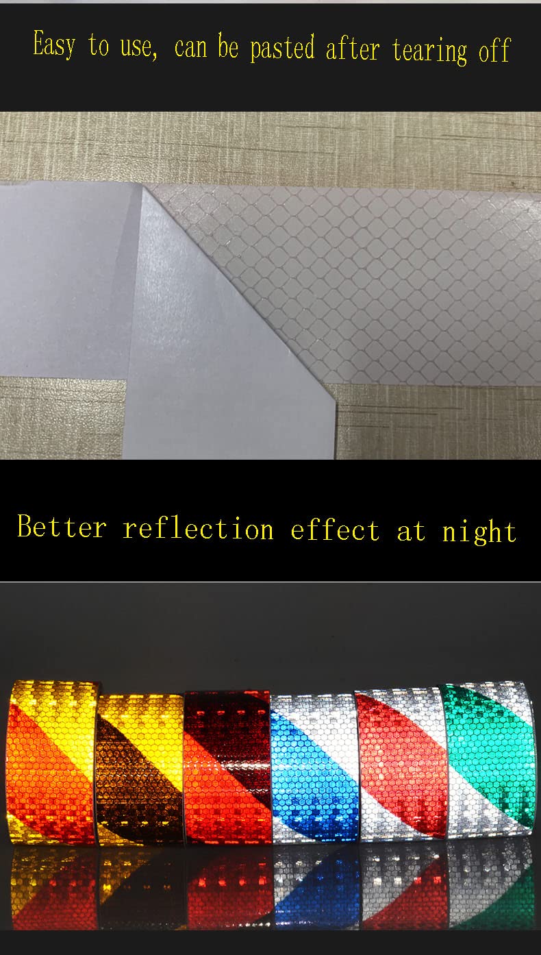 Reflektierendes Warnband 5 Cm - Sicherheitsklebeband Für Fahrzeuge