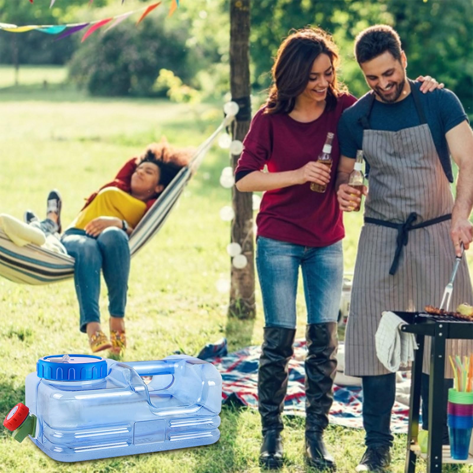 Camping Camping Water Tank | Campo Portatile | Secchio Del Supporto 'acqua | Senza BPA | Serbatoio Di Stoccaggio 'acqua | Trasporti Sportivi Pieghevole | Contenitore Di Alimentare A