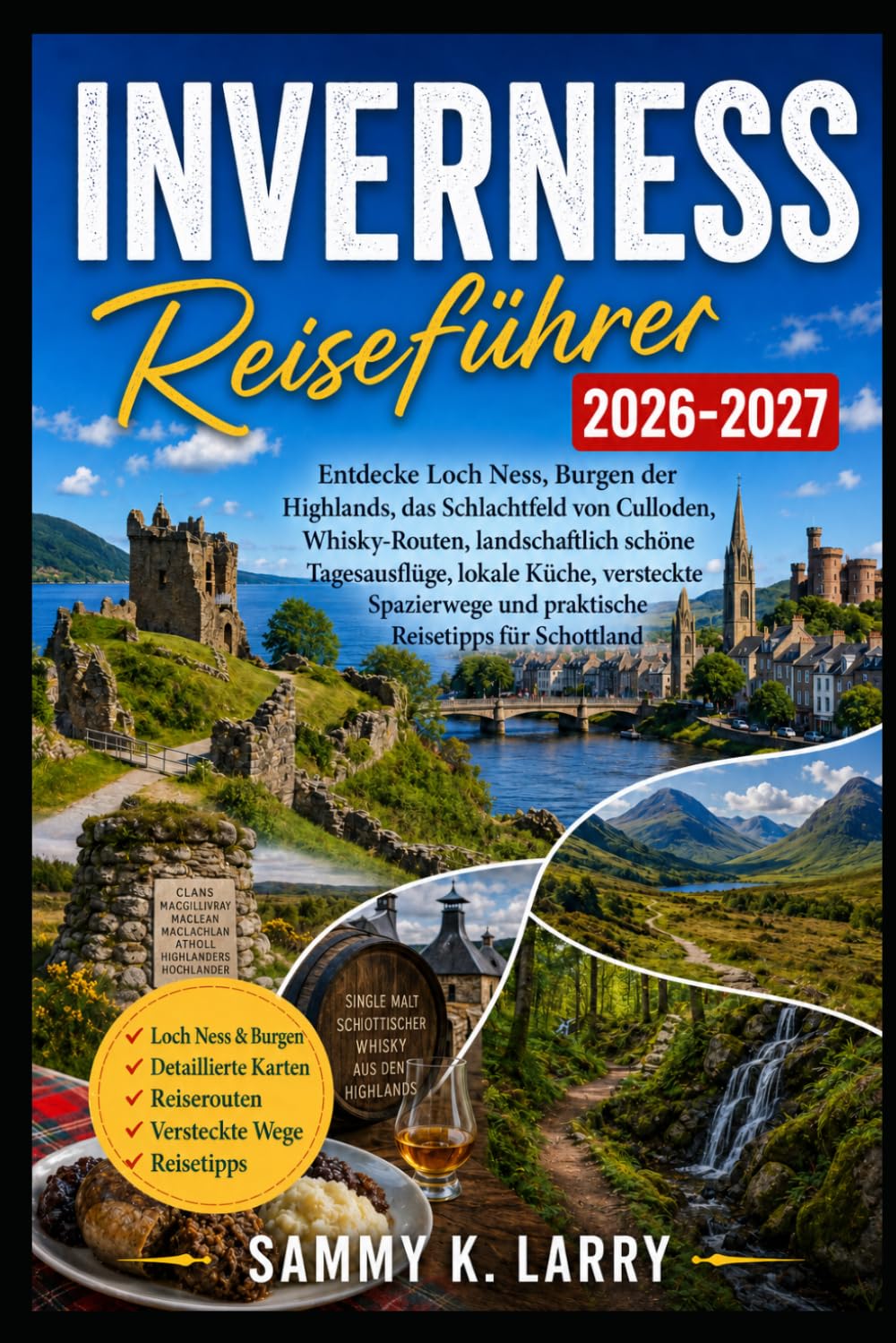 INVERNESS Reiseführer 2026-2027: Entdecken Sie Loch Ness, Highland Castles, das Culloden-Schlachtfeld, Whisky-Trails, malerische Tagesausflüge, lokale ... und praktische Reisetipps für Schottland