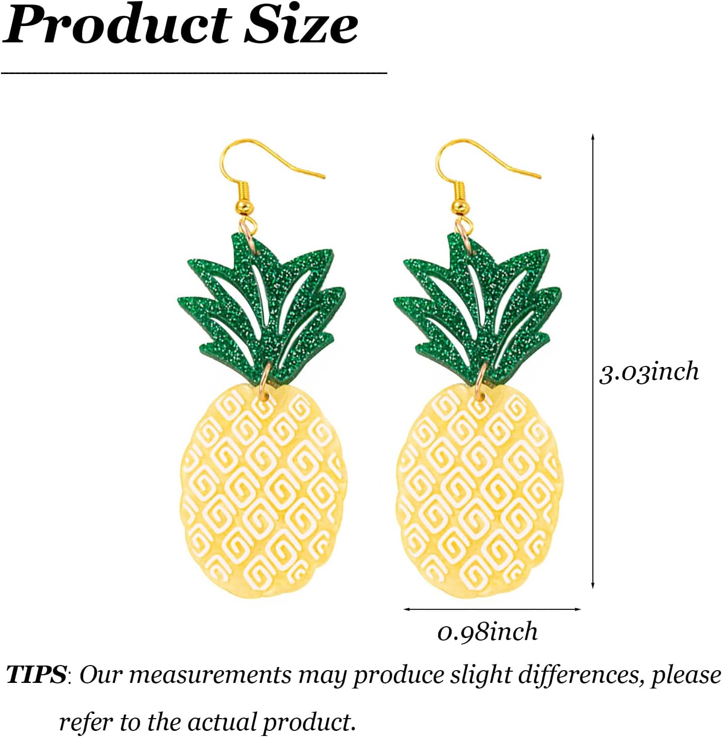 Palm Tree Earrings for Women Tropical Summer Beach Earrings Coconut Pineapple Lightweight Dangle Jewelry - Image 6