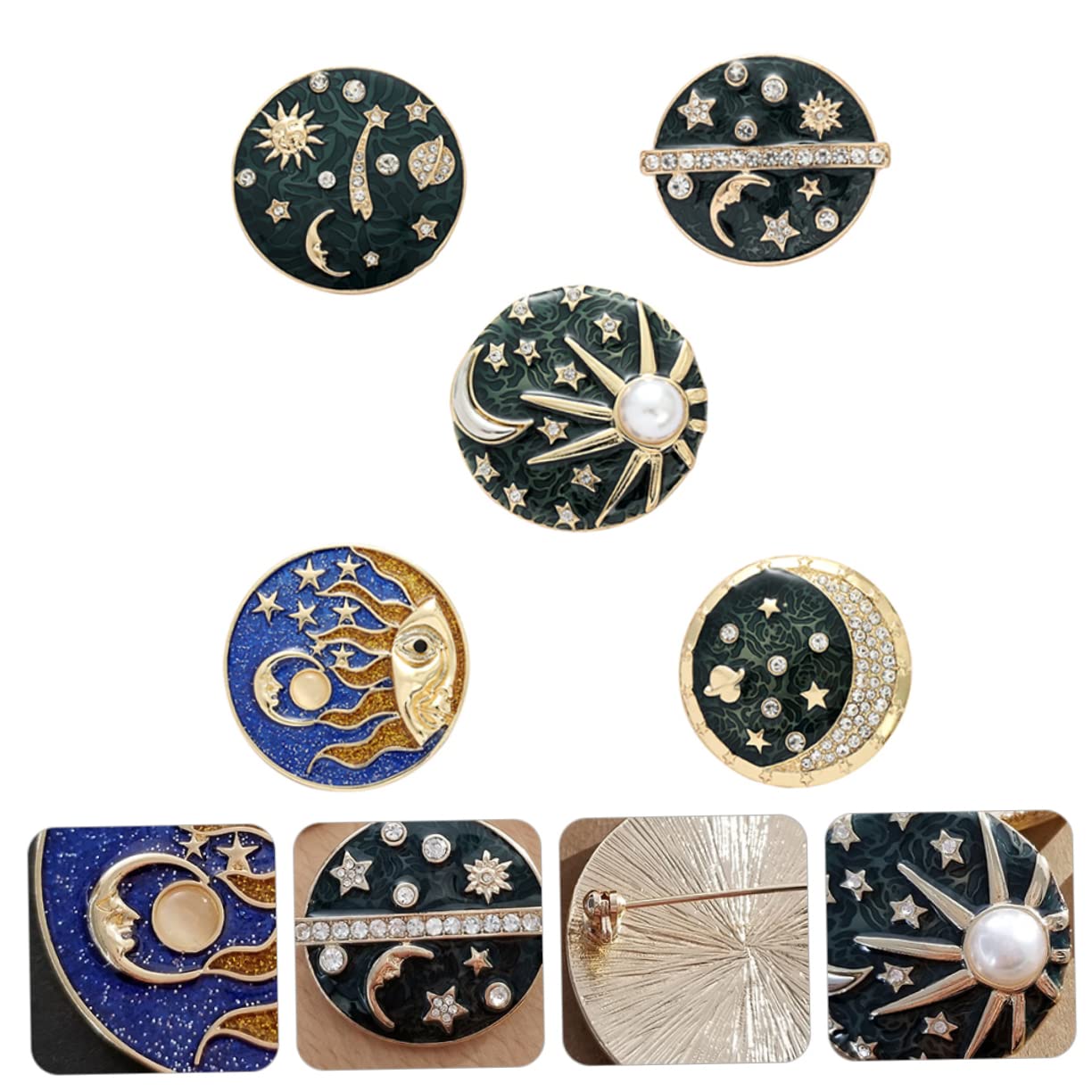 Spilla Della Dea Del Sole Spilla Nota Musicale Carino Per Gli Zaini Spilla Solare Gioglielli Accessori Pettorale Creativo Spilla Di Fissaggio Materiale in Lega